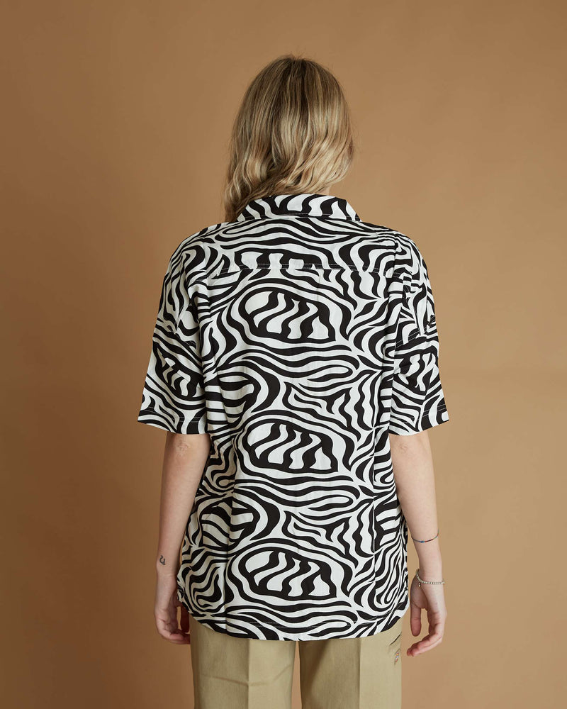 Dickies Leesburg Shirt Ss Cloud (Zebra)