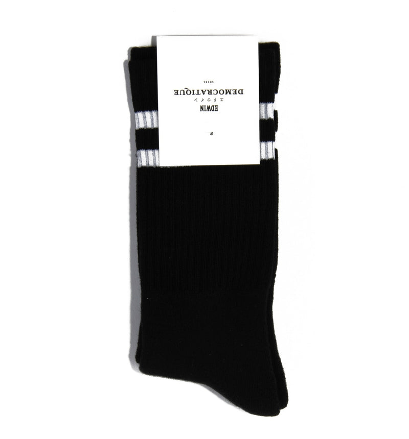 Edwin X Democratique Tube Sock (Black)