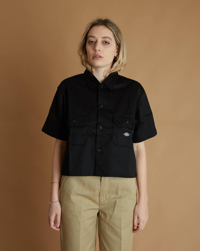 Dickies Work Shirt Ss Rec (Black)