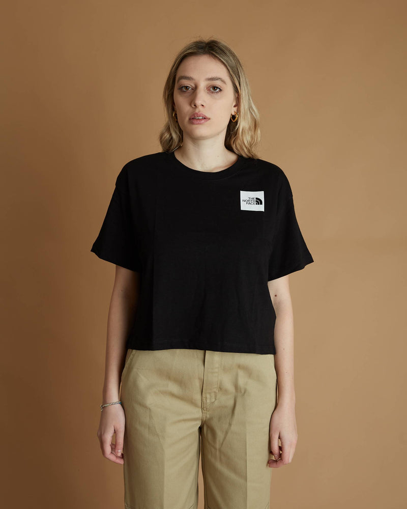 The North Face W Cropped Fine Tee (Tnf Black)