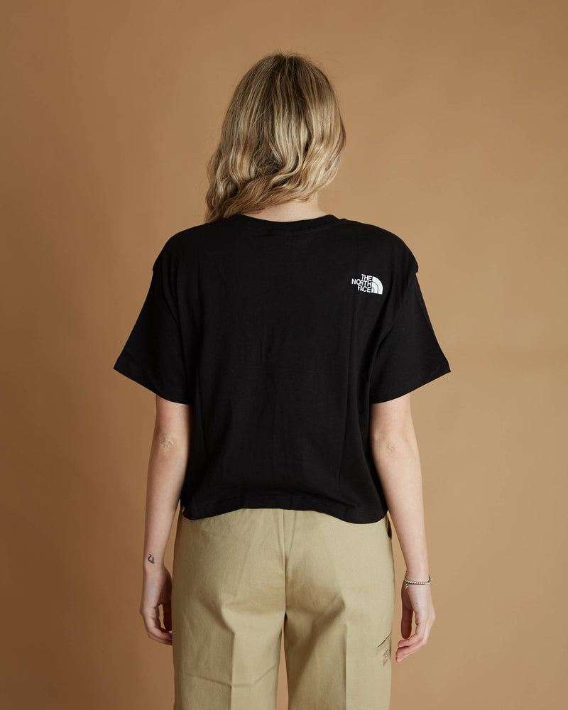 The North Face W Cropped Fine Tee (Tnf Black)