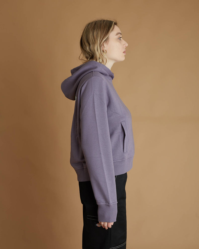 The North Face W Es Graphic Crop Hoodie (Lunar Slate)