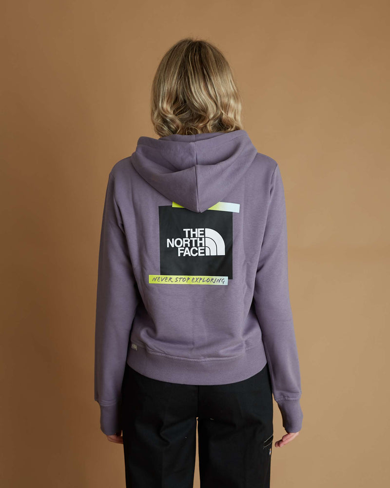 The North Face W Es Graphic Crop Hoodie (Lunar Slate)