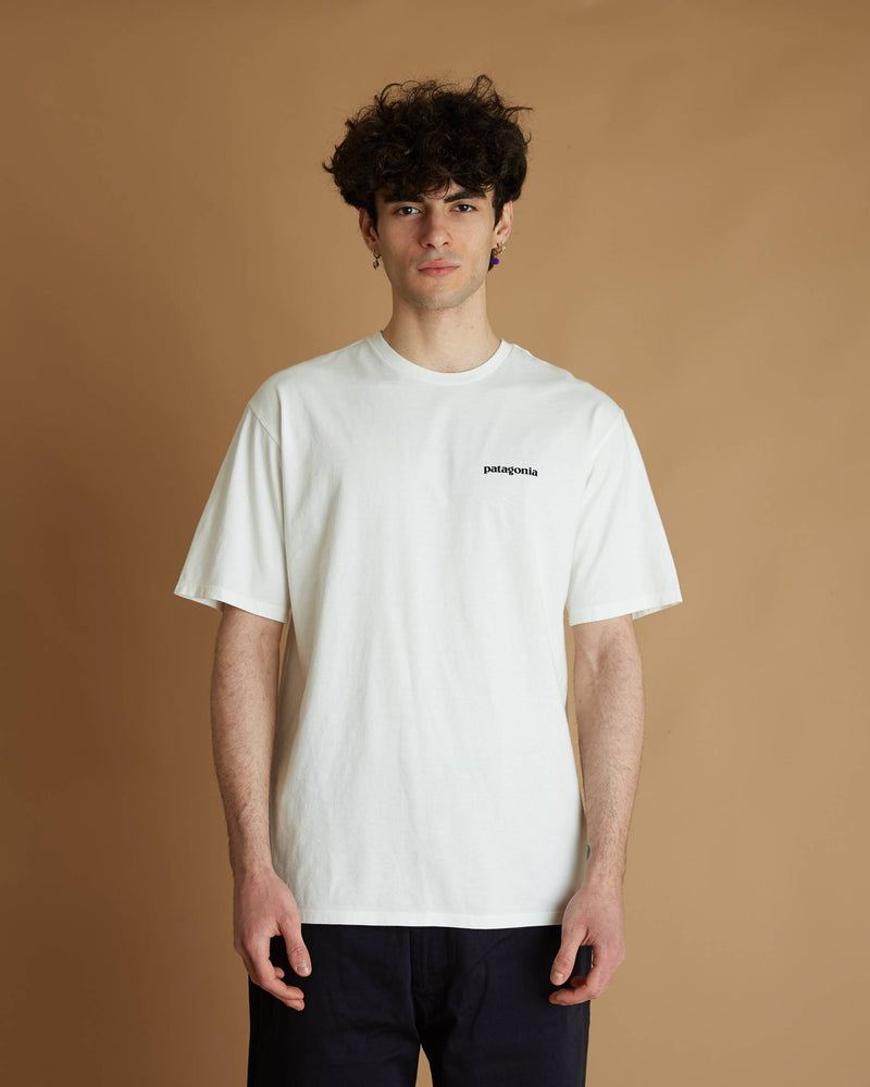 Patagonia P-6 Mission Organic T-Shirt (Whi)
