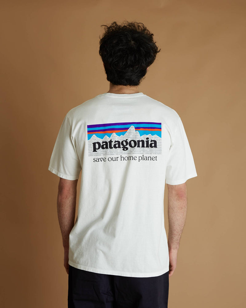 Patagonia P-6 Mission Organic T-Shirt (Whi)