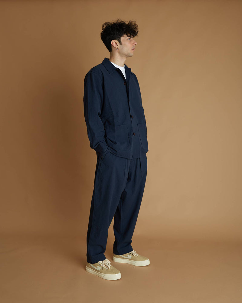 Universal Works Travail Shirt (Navy)