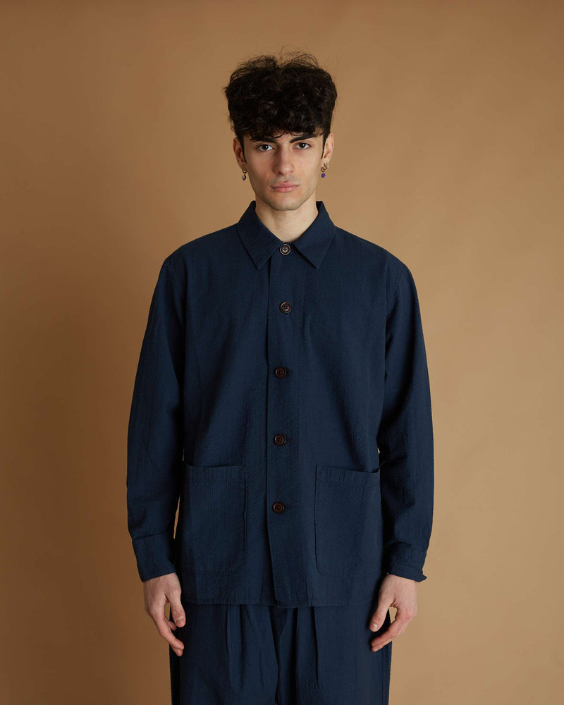 Universal Works Travail Shirt (Navy)