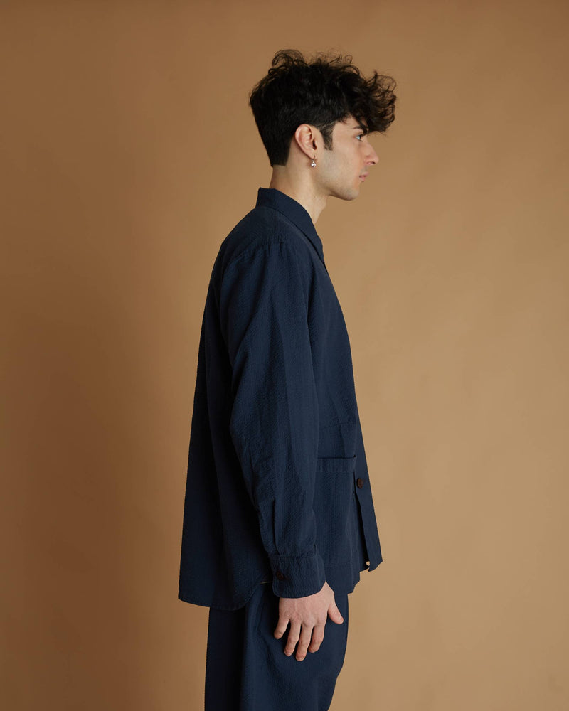 Universal Works Travail Shirt (Navy)