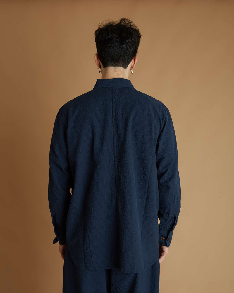 Universal Works Travail Shirt (Navy)