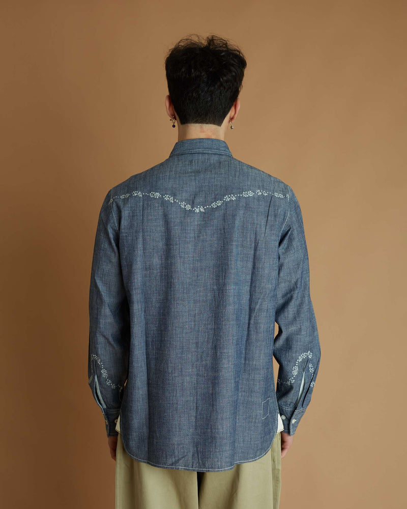 Universal Works Western Shirt (Indigo)