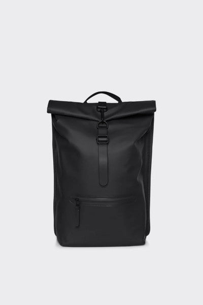 Rains Rolltop Rucksack (Black)