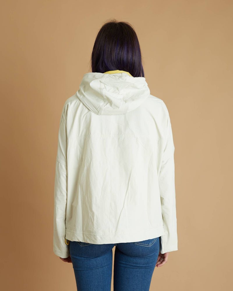 Patagonia W's Skysail Jkt (Dyno White W/ Surfbqard Yellow)