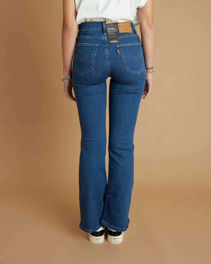 Levi’s 726 Hr Flare (Medium Indigo Worn In)