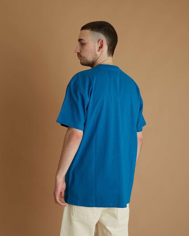 Carhartt S/S American Script T-Shirt (Amalfi)