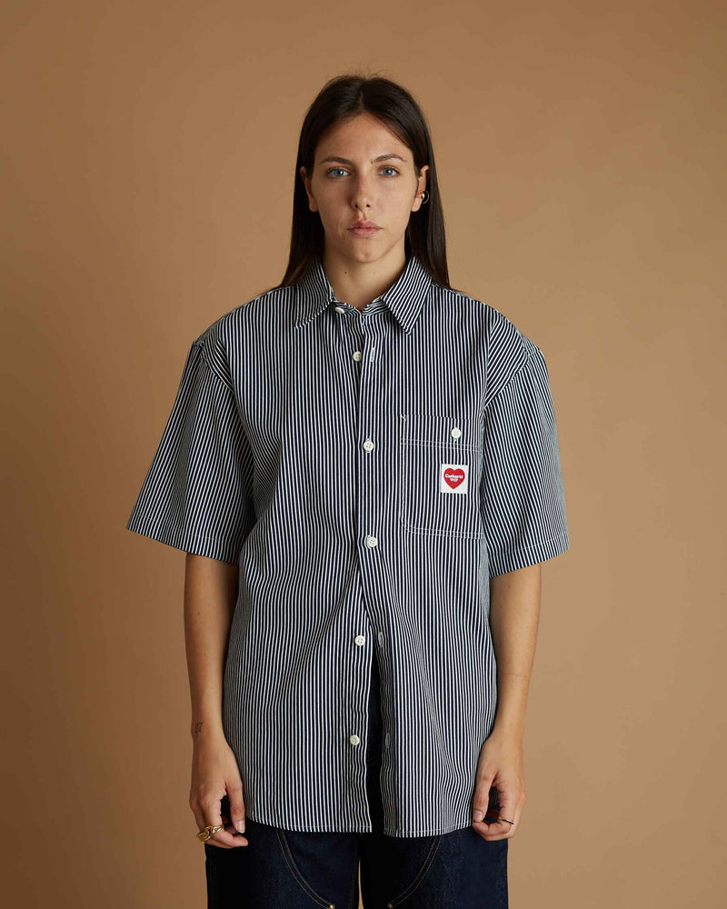 Carhartt S/S Terrel Shirt (Dark Navy/Wax)