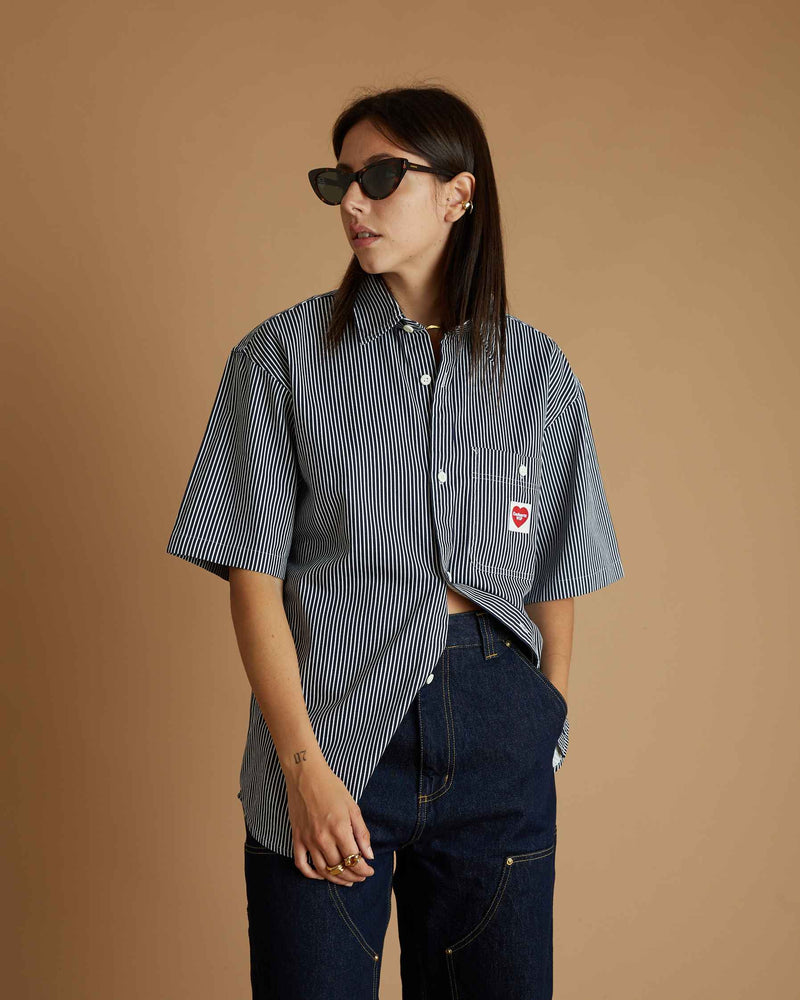 Carhartt S/S Terrel Shirt (Dark Navy/Wax)