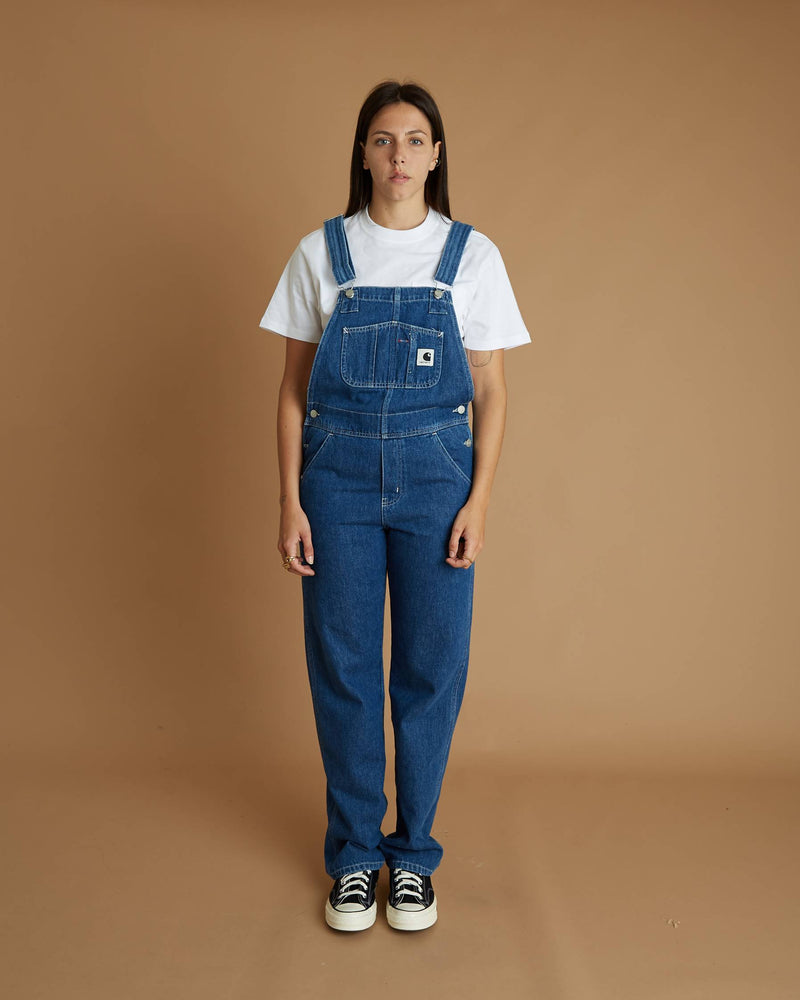 Carhartt W'Bib Overall Straight (Blue Stone Washed)
