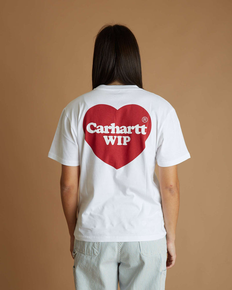 Carhartt W'S/S Double Heart T-Shirt (White)