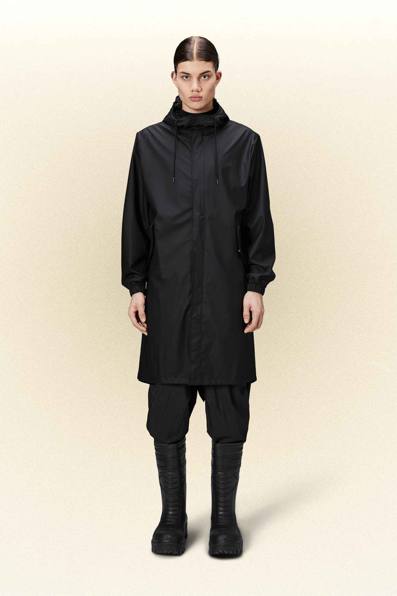 Rains Fishtail Jacket (Black)