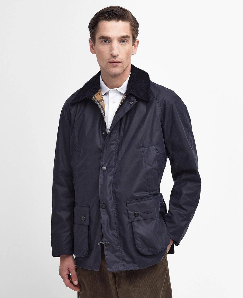 Barbour Ashby Wax Jacket (Navy)