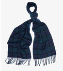 Barbour Tartan Lambswool Scarf (Black\Watch)
