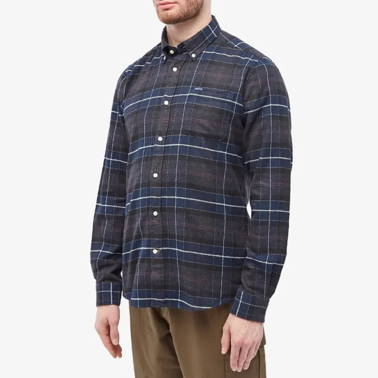 Barbour Kyeloch Tailored Shirt (Black\Slate)