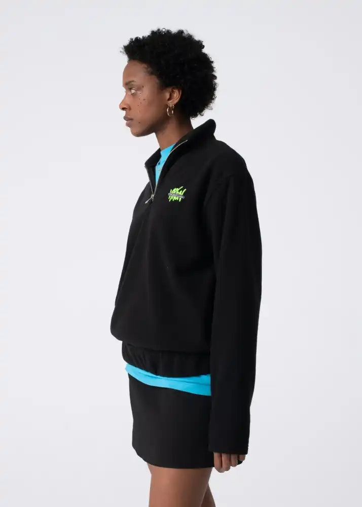 Carne Bollente Turn Around Sweat Zip (Black)