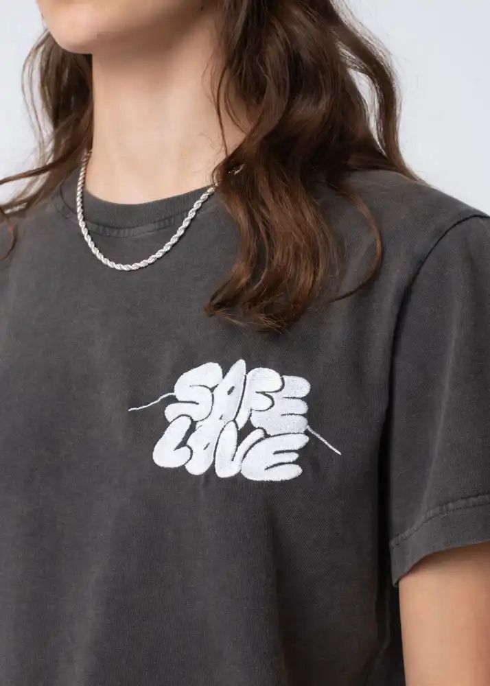 Carne Bollente Safe Love T-Shirt (Washed Black)