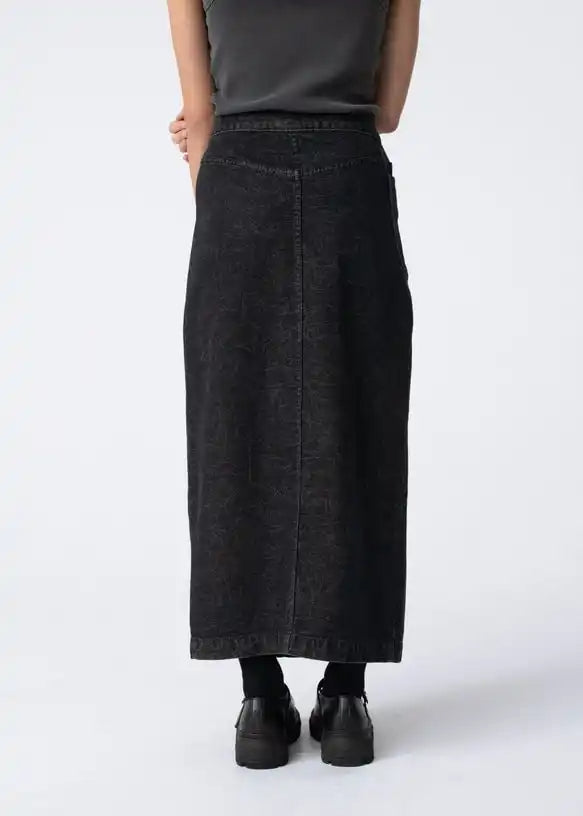 Carne Bollente Sketchy Sketch Skirt (Washed Black)