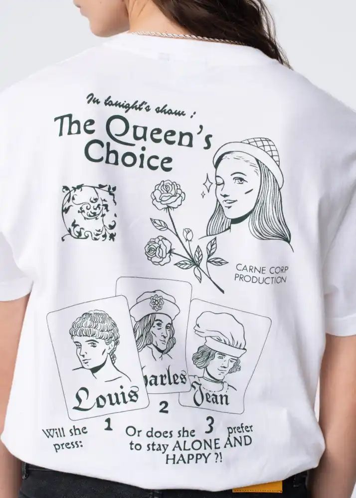 Carne Bollente The Queen's Choice T-Shirt (White)