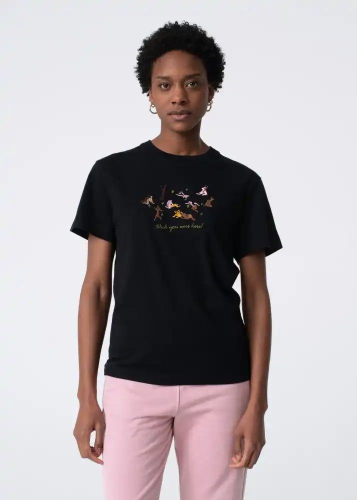 Carne Bollente Wish You Were Here T-Shirt (Black)