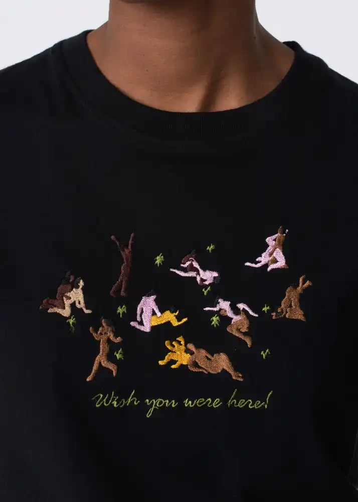 Carne Bollente Wish You Were Here T-Shirt (Black)