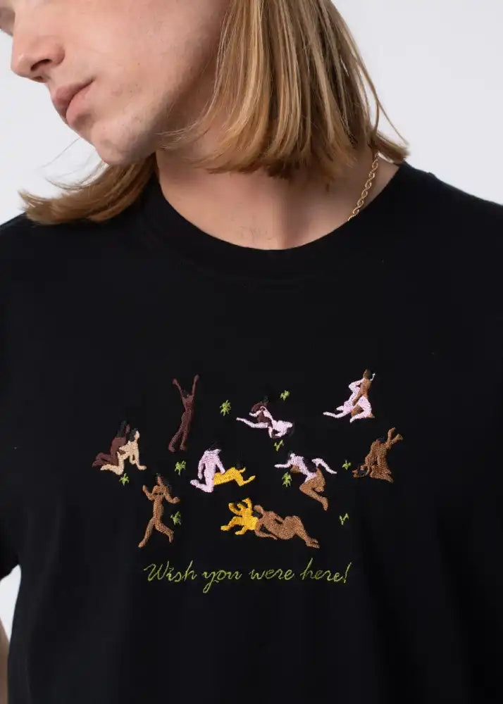 Carne Bollente Wish You Were Here T-Shirt (Black)