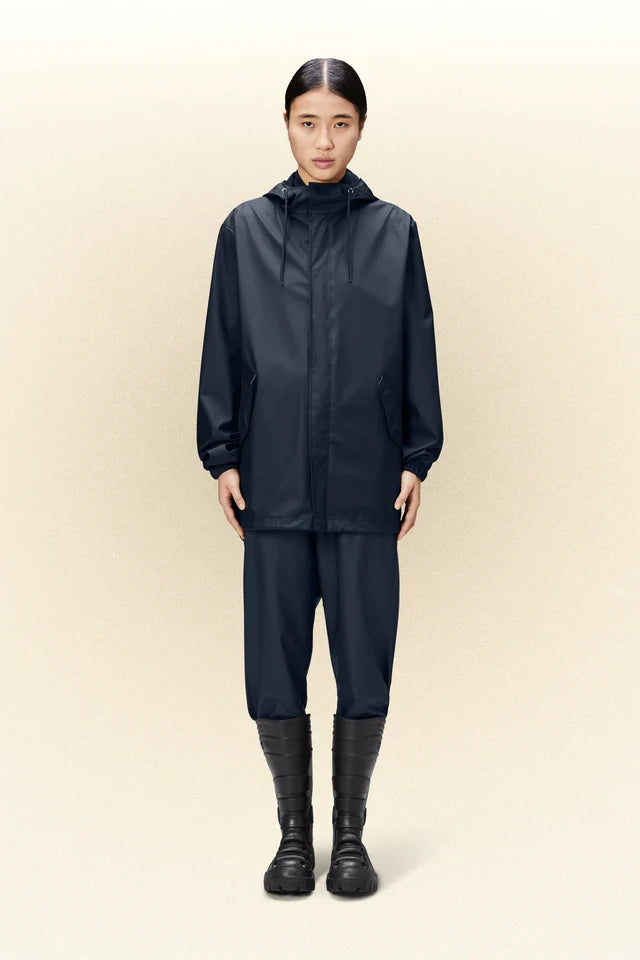 Rains Fishtail Jacket (Black)