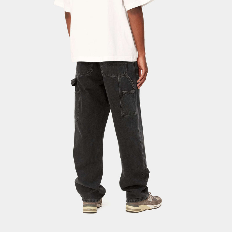 Carhartt Double Knee Pant Smith Denim (Black Stonewashed)