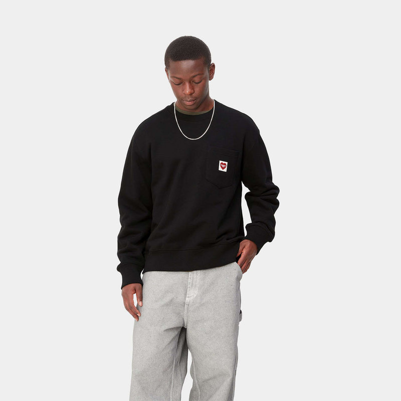 Carhartt Heart Pocket Sweat (Black)