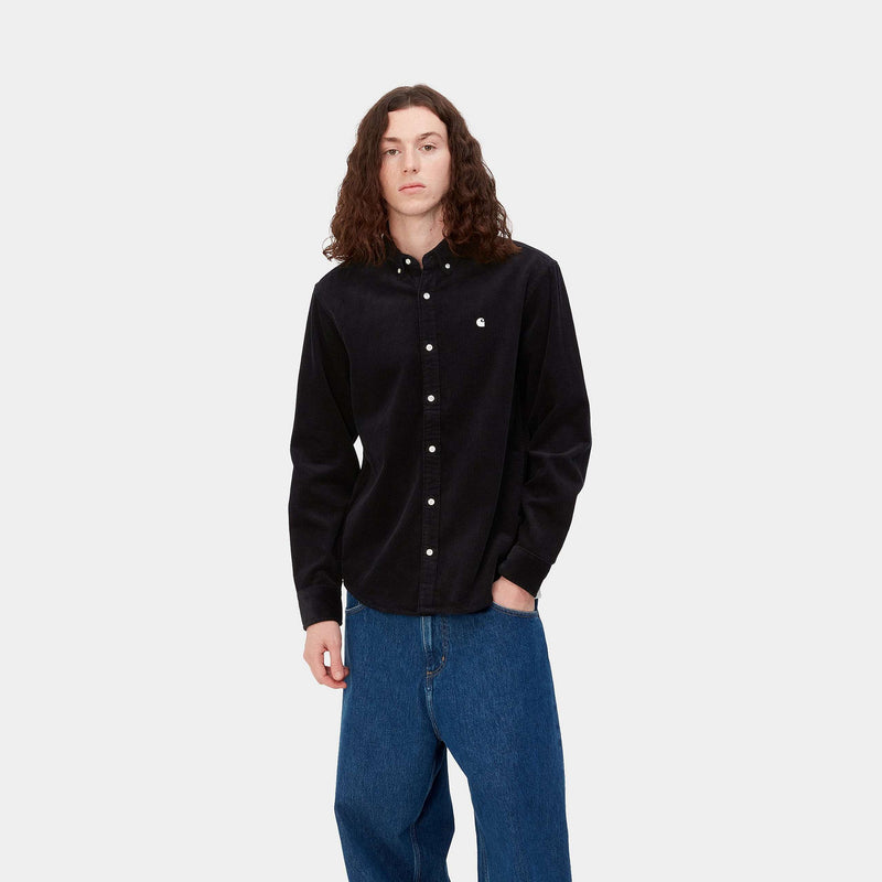 Carhartt L/S Madison Cord Shirt Black/Wax