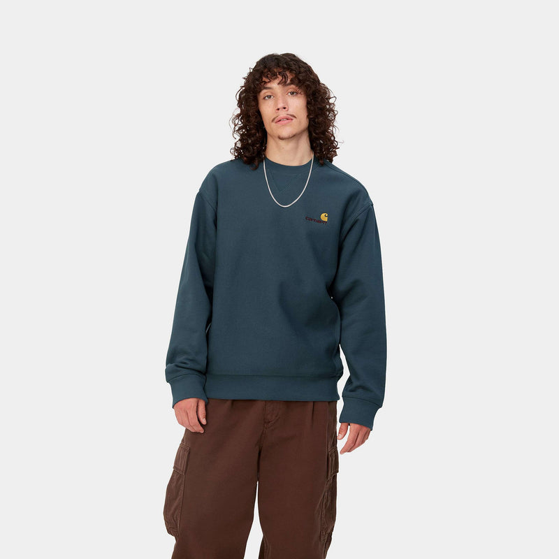 Carhartt American Script Sweat 420 g/m² (Ore)