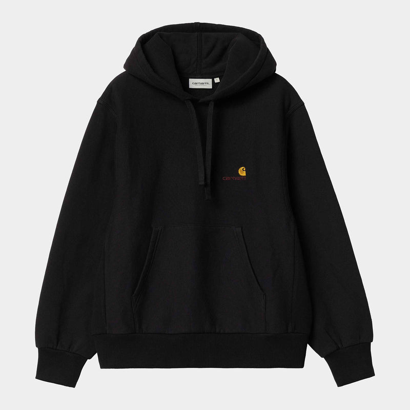 Carhartt W'Hooded American Script Sweat (Black)