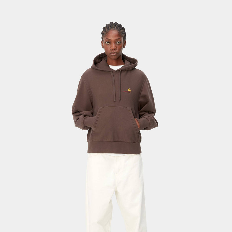 Carhartt W' Hooded American Script Sweat (Buckeye)