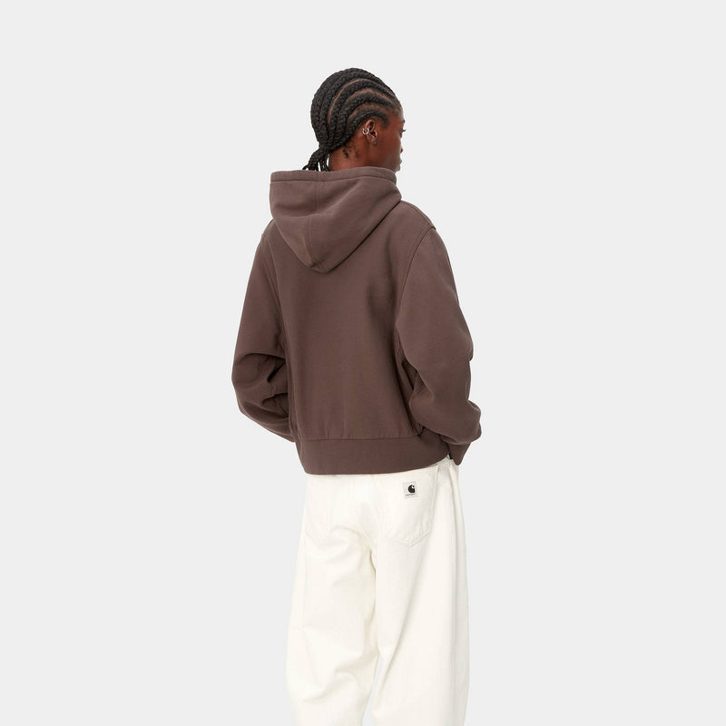 Carhartt W' Hooded American Script Sweat (Buckeye)