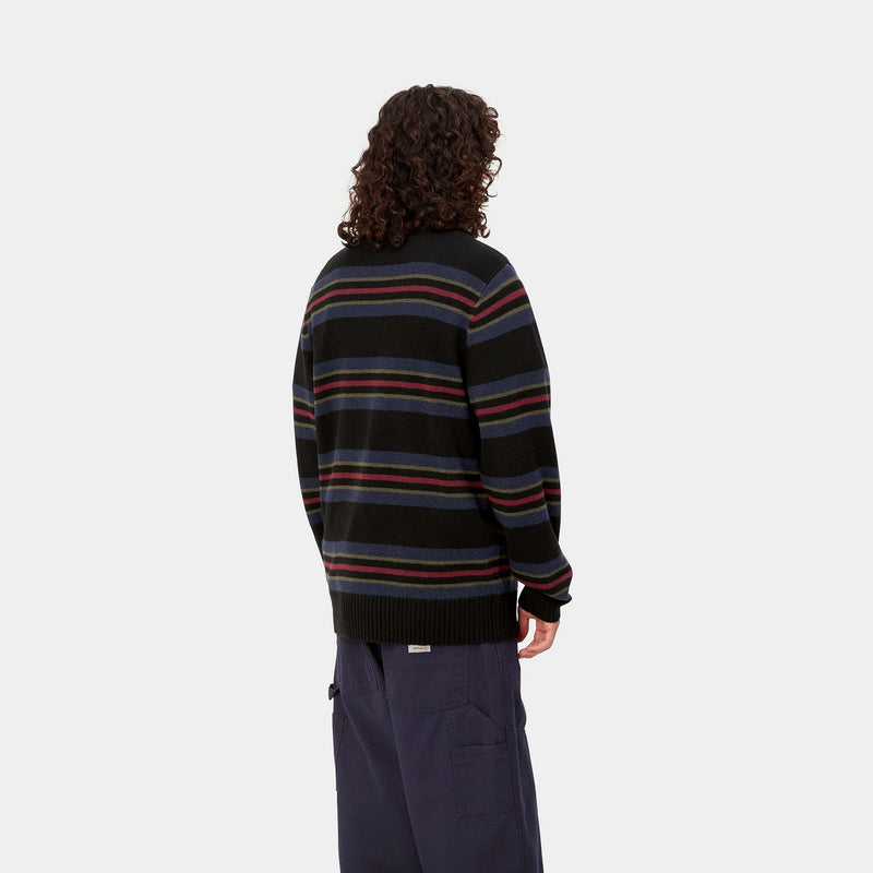 Carharrt Oregon Sweater (Starco/Stripe/Black)