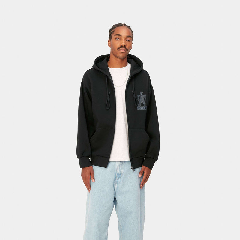 Carharrt Hooded Built Sweat (Black)