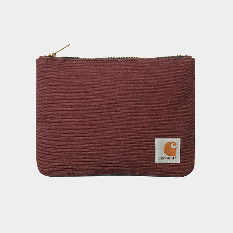 Carharrt Oregon Zip Wallet (Starco Stripe Bordeaux/Bordeaux)