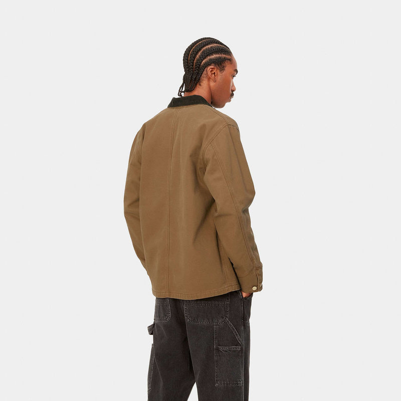 Carhartt Michigan Coat Canvas, 385 g/m² (Hamilton Brown/Tobacco Heavy Stone Wash)