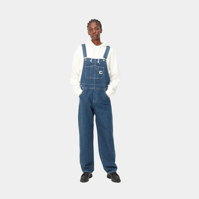 Carhartt W'Bib Overall Straight 'Maverick' Denim (Blue Stone Washed)