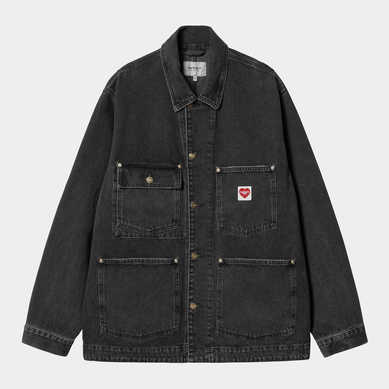 Carhartt Nash Jacket (Black/Stone Rinsed)