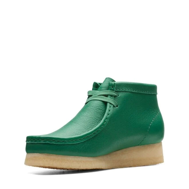 Clarks Wallabee Boot (Cactus Green Leather)