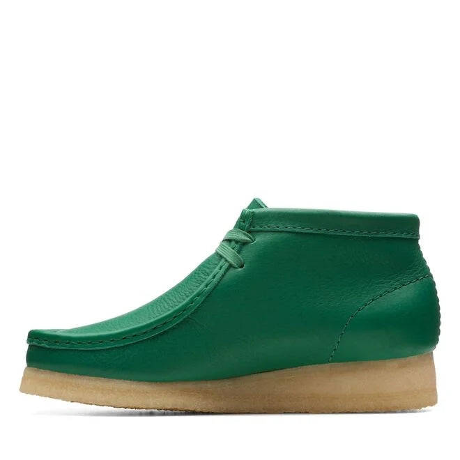 Clarks Wallabee Boot (Cactus Green Leather)