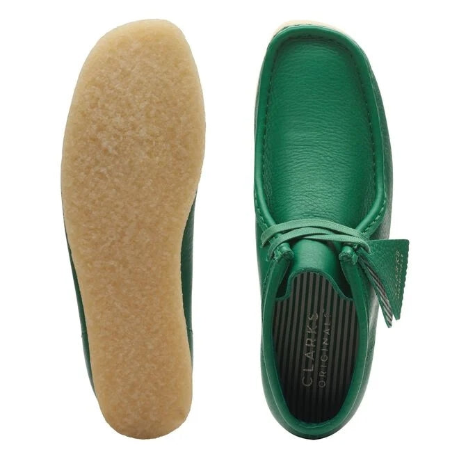 Clarks Wallabee Boot (Cactus Green Leather)